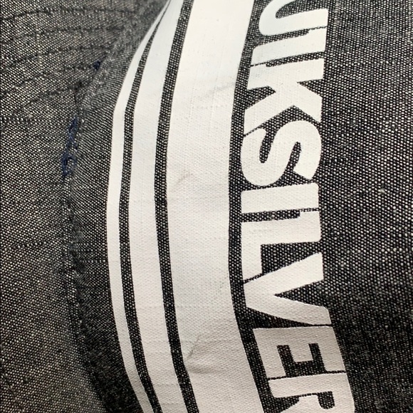 Quicksilver Grey/White Snap Back Hat - Picture 5 of 5